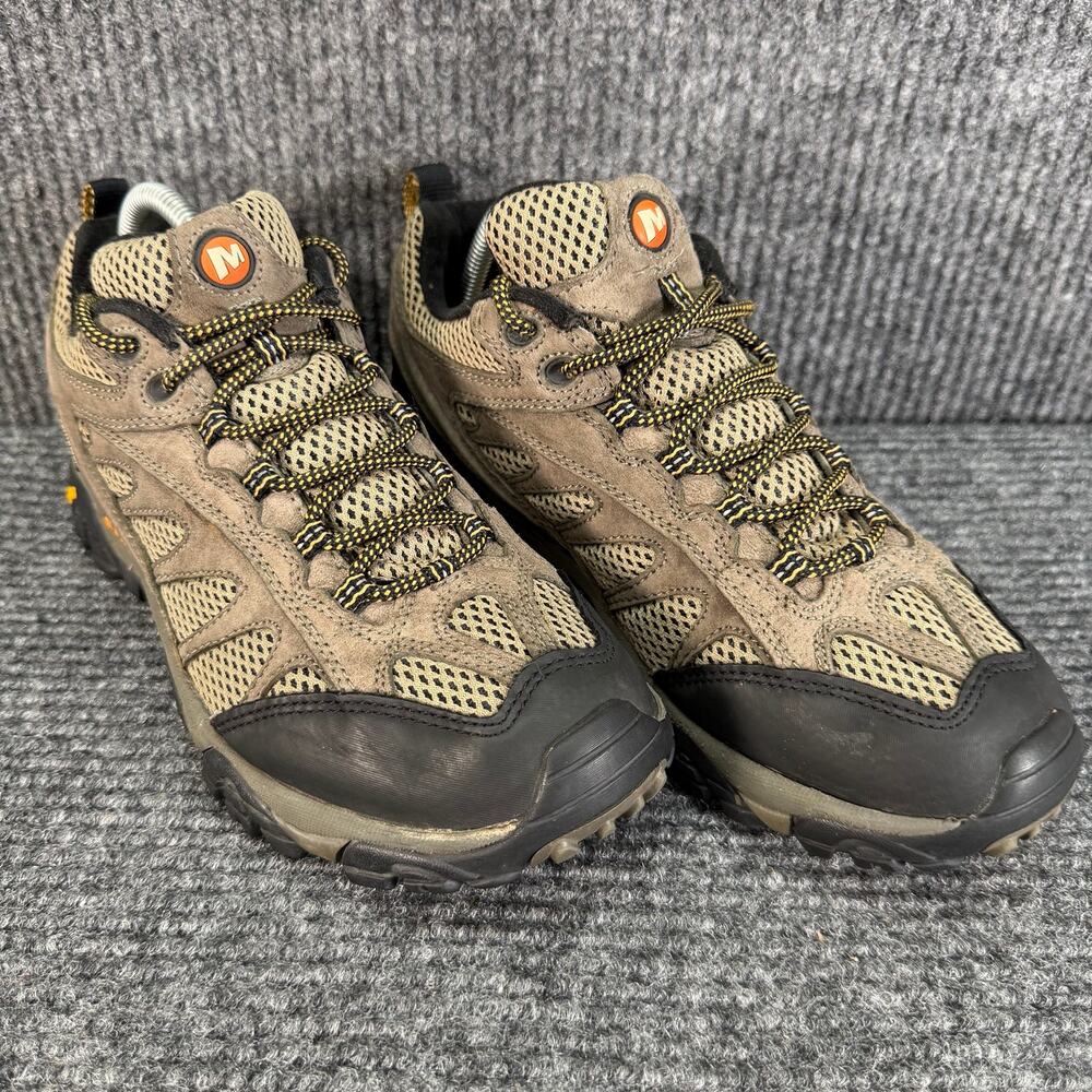 Merrell Mesa Ventilator II Women's 10 Walnut Suede Vibram Hiking Trail Shoes